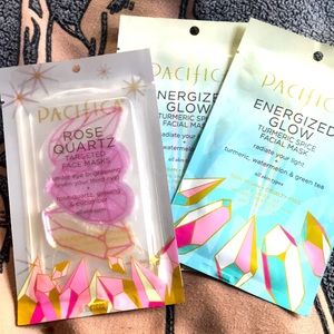 ✨🆕Pacifica Rose Quartz Targeted Masks & 2 Energizer Glow Face Masks!BNIP!✨